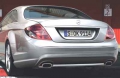 AMG rear apron with smooth lower section, Models with PARKTRONIC